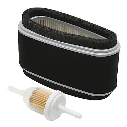 Hoypeyfiy air filter kit for Kawasaki FC420V, assembly view for easy replacement.