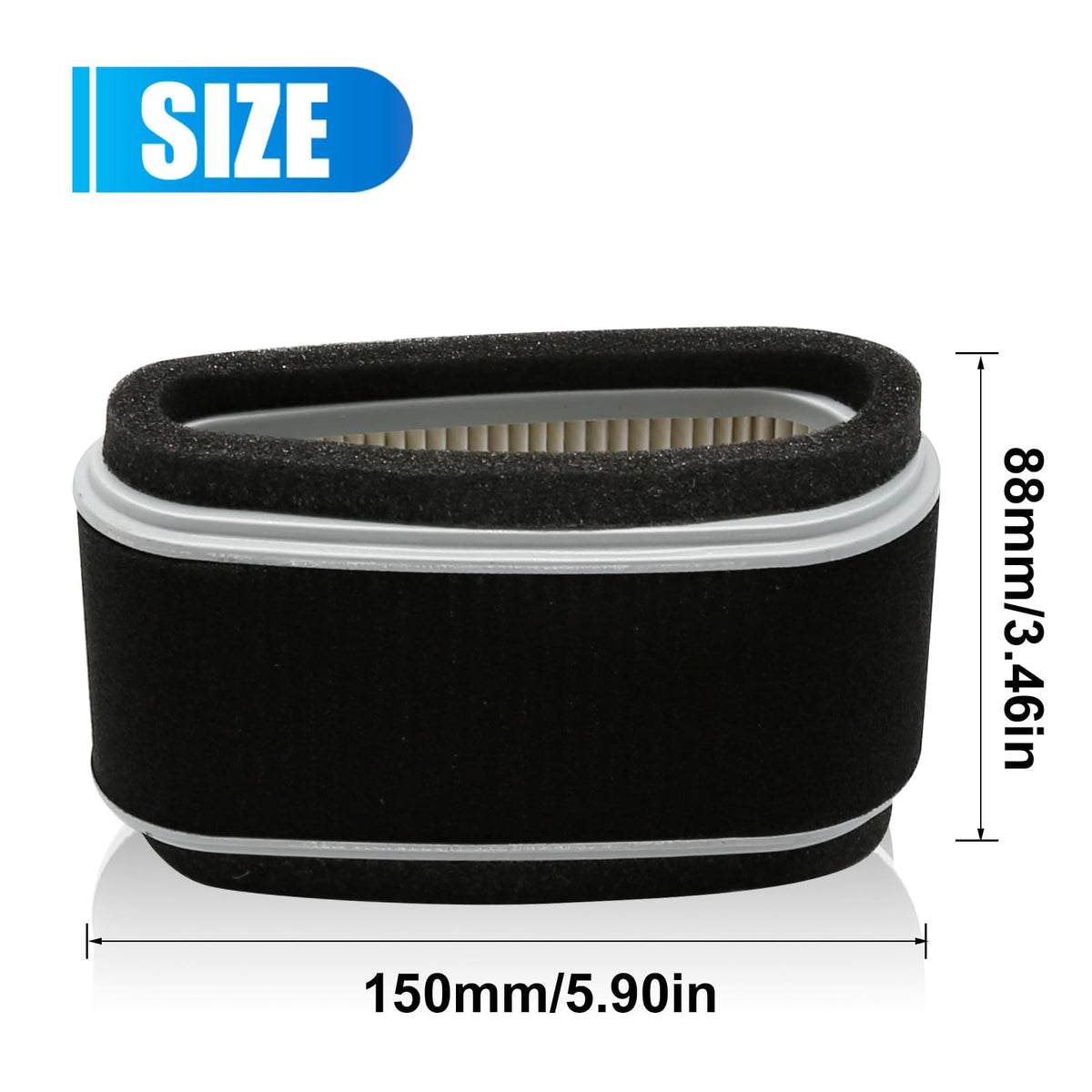 Hoypeyfiy pre-filter close-up highlighting durable material and tight seal.