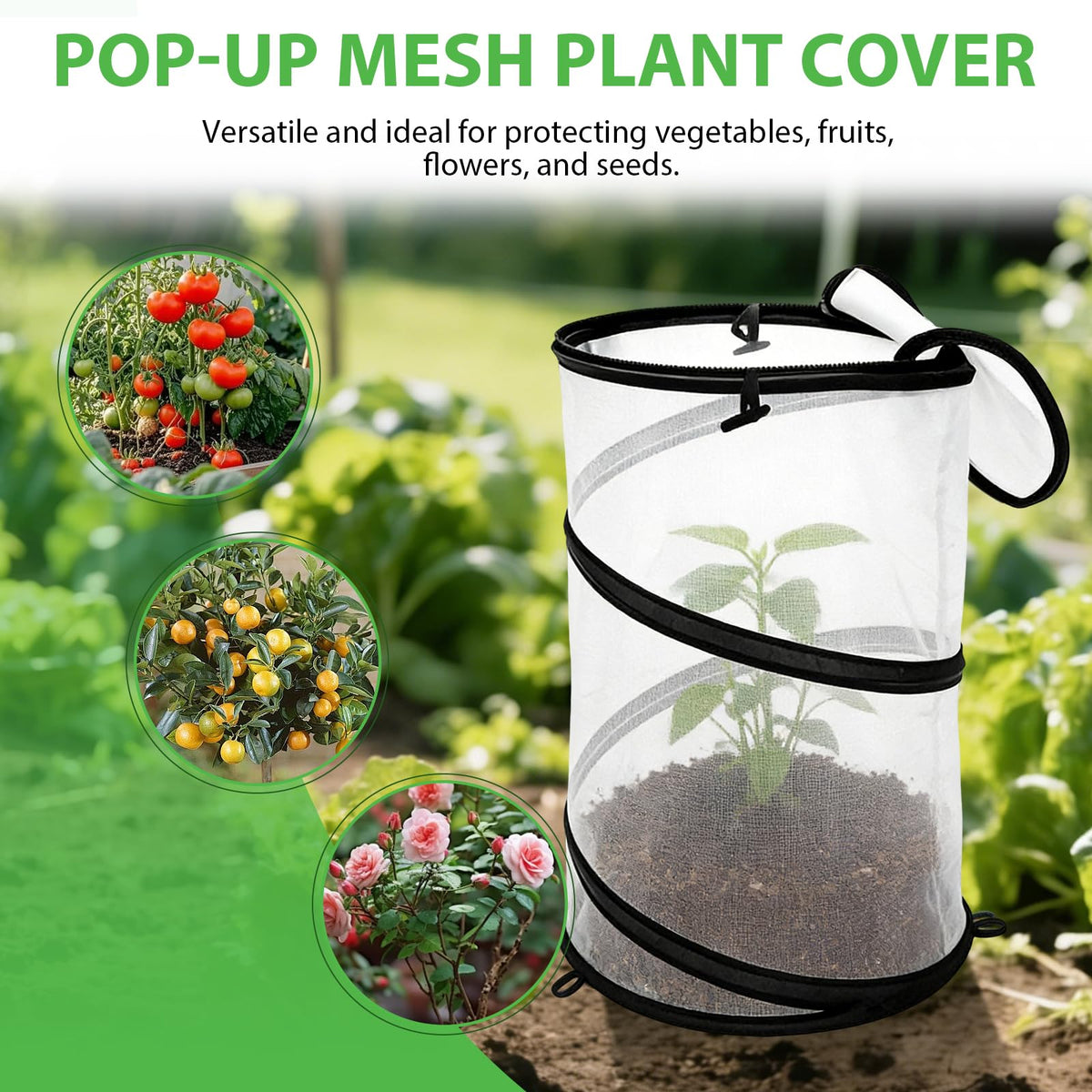 Hoypeyfiy tear-resistant mesh guards seedlings while maintaining airflow and moisture balance.