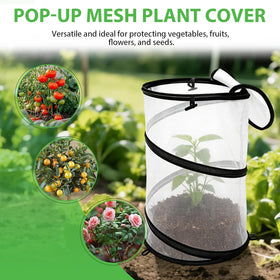 Hoypeyfiy tear-resistant mesh guards seedlings while maintaining airflow and moisture balance.