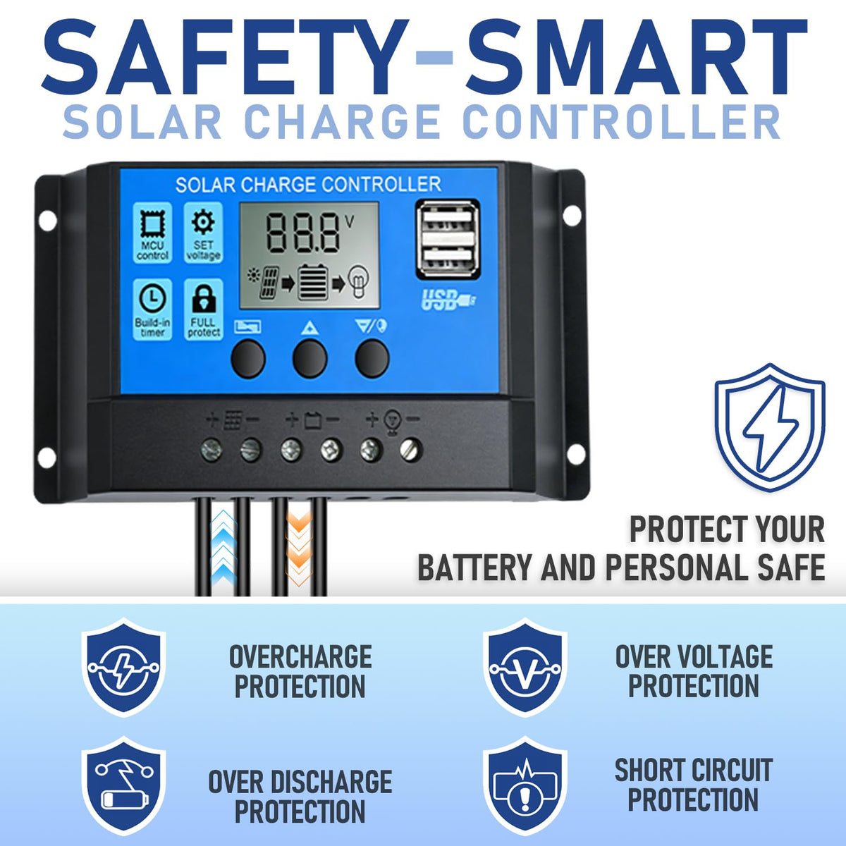 Hoysicy Z-brackets and screws simplify quick, sturdy installation.