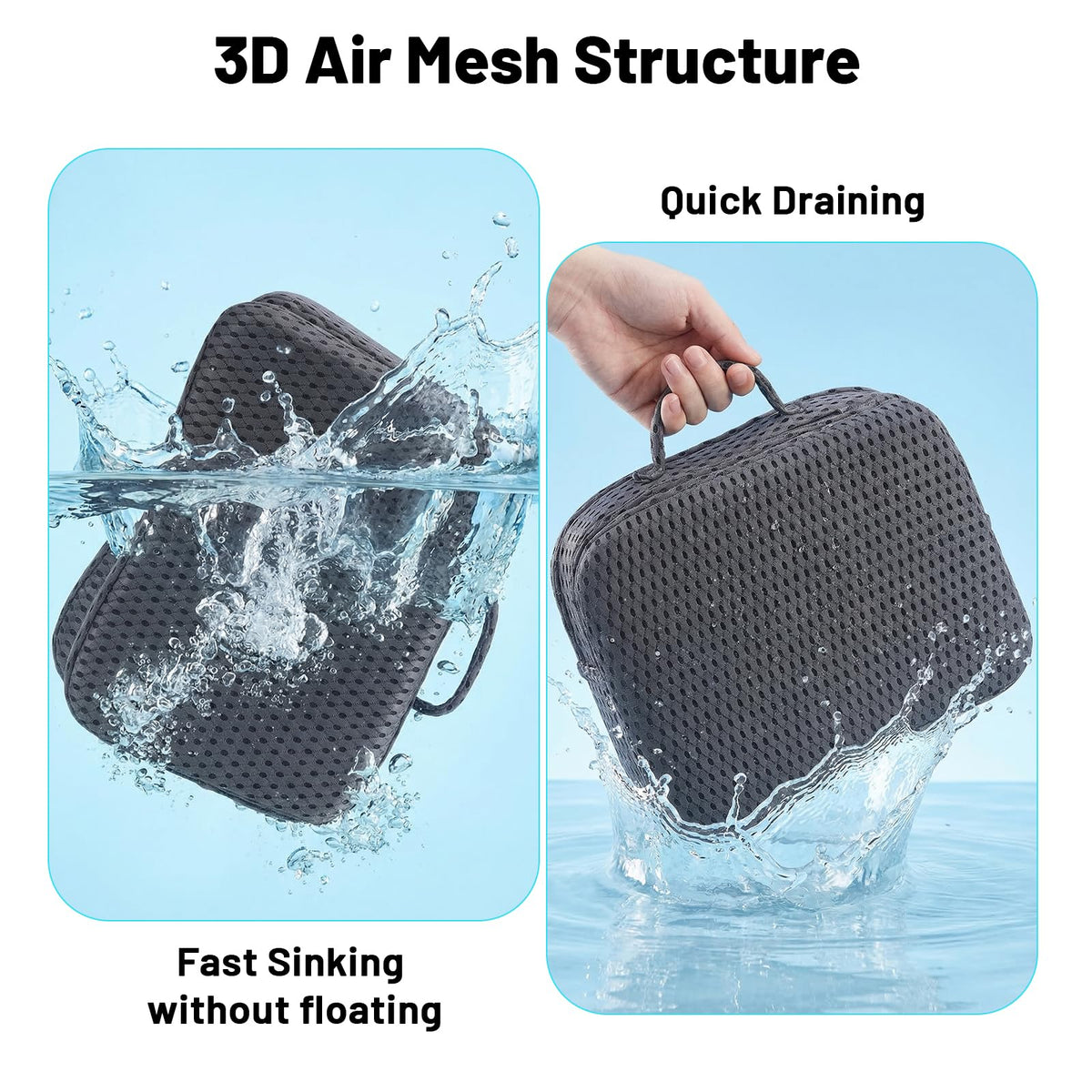 HOYWOUL 3D mesh cover for fast drying after hot tub use