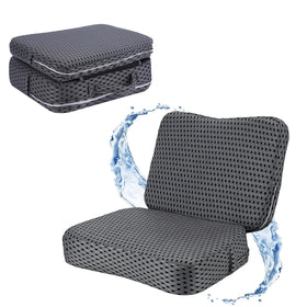 HOYWOUL foldable booster seat compact for tub storage and quick setup