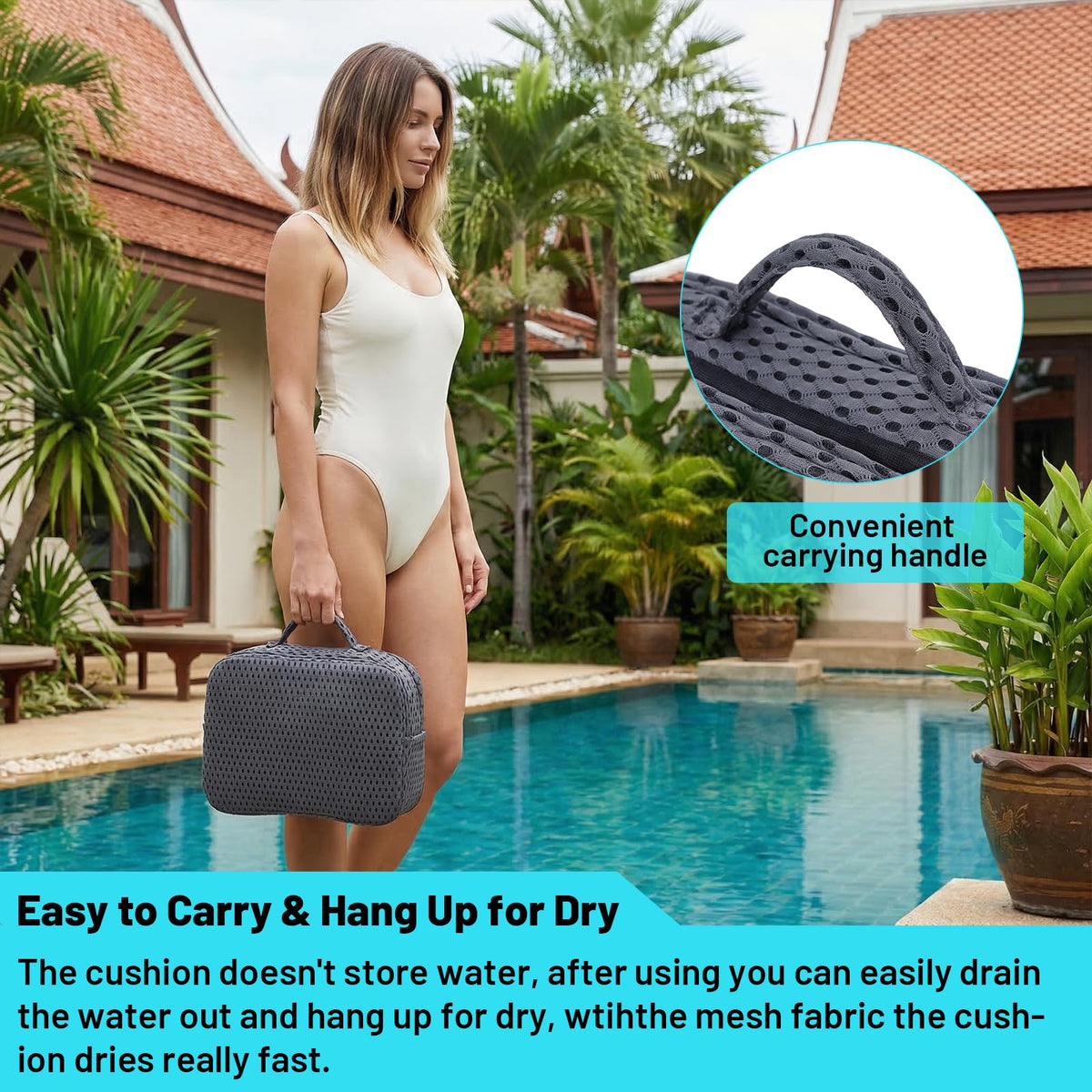 HOYWOUL portable booster seat with carry handle for travel