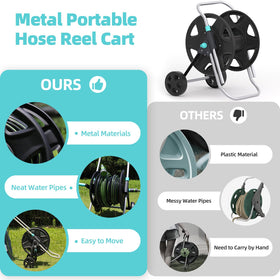 Hozcart adjustable-height handle enables comfortable pulling.