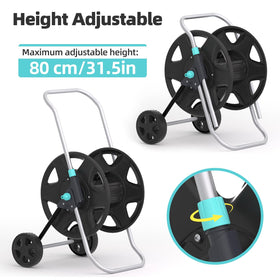 Hozcart large storage capacity neatly holds long hoses.