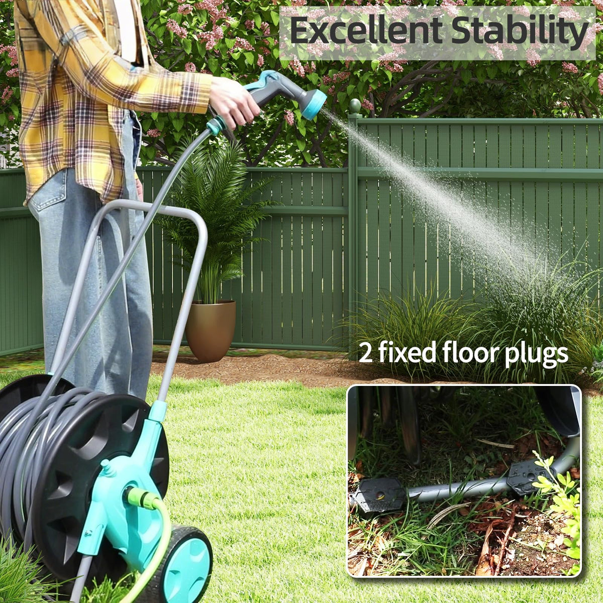 Hozcart ideal for irrigation, car wash, and pet bathing tasks