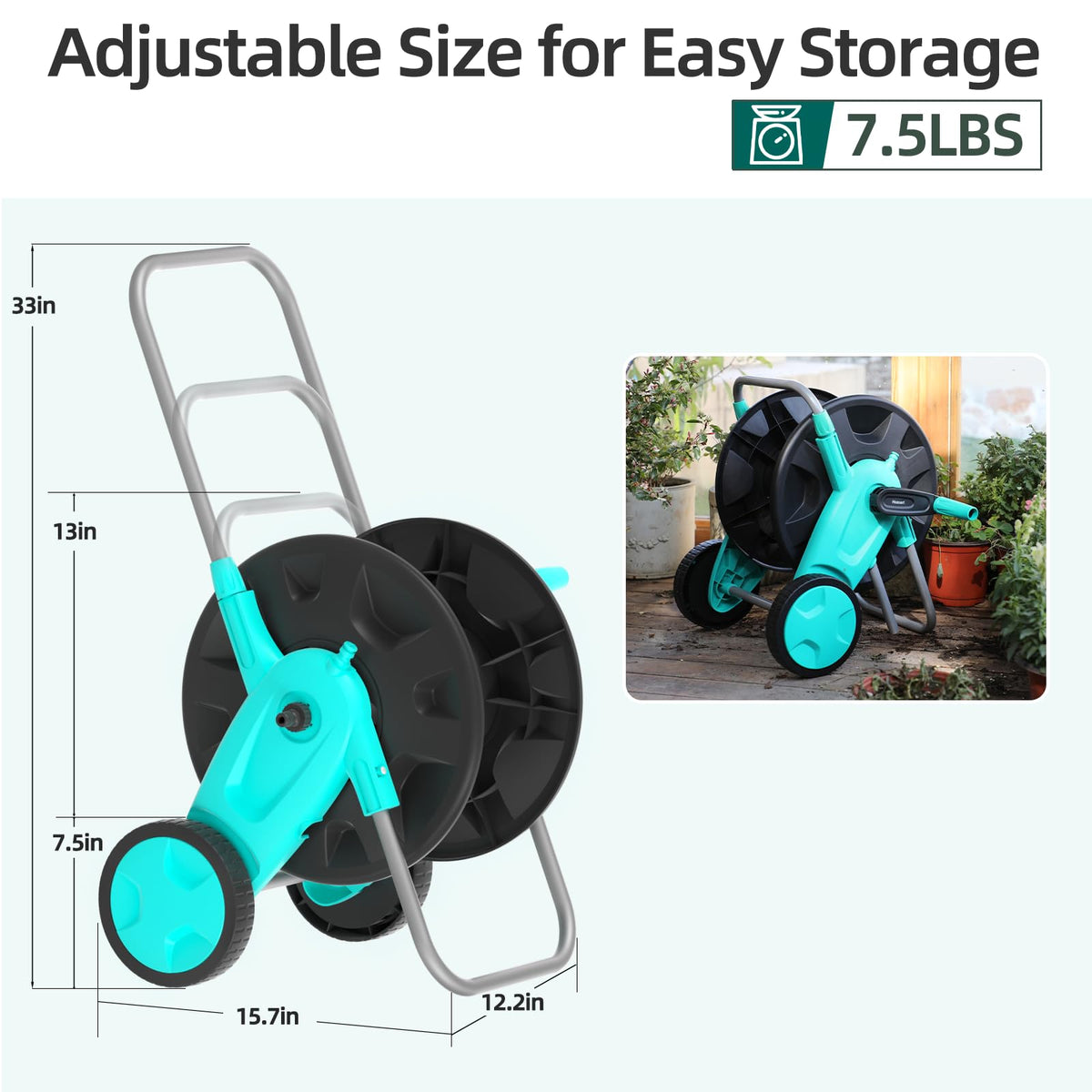 Hozcart triangular stability design supports steady use on uneven ground