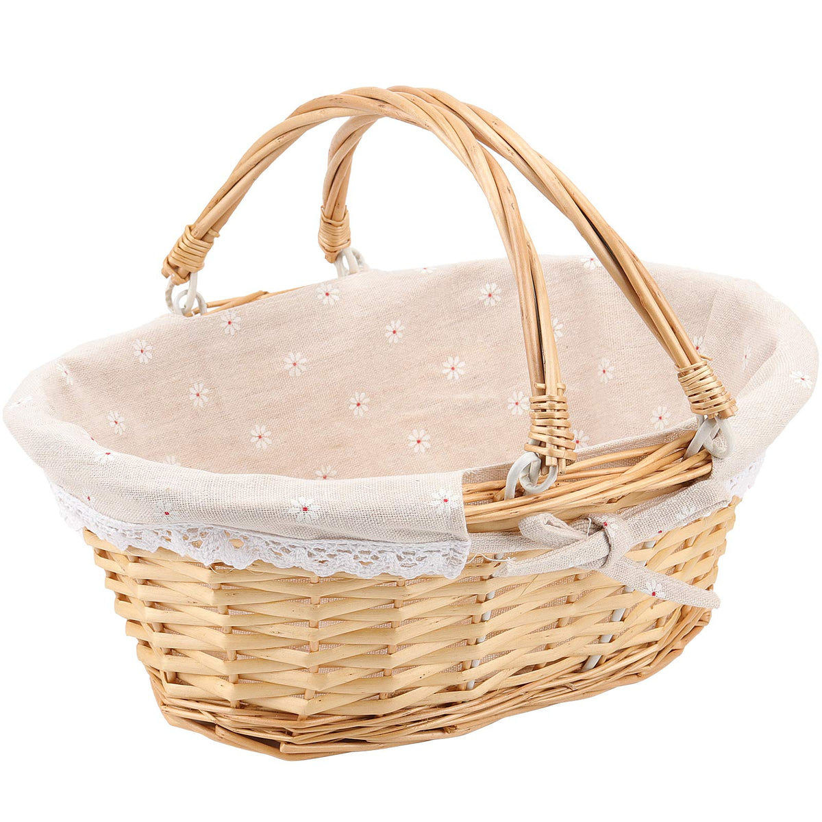HOZEON gift basket in willow suits gifts and festive occasions.
