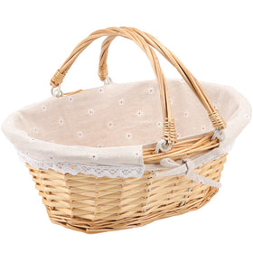 HOZEON gift basket in willow suits gifts and festive occasions.