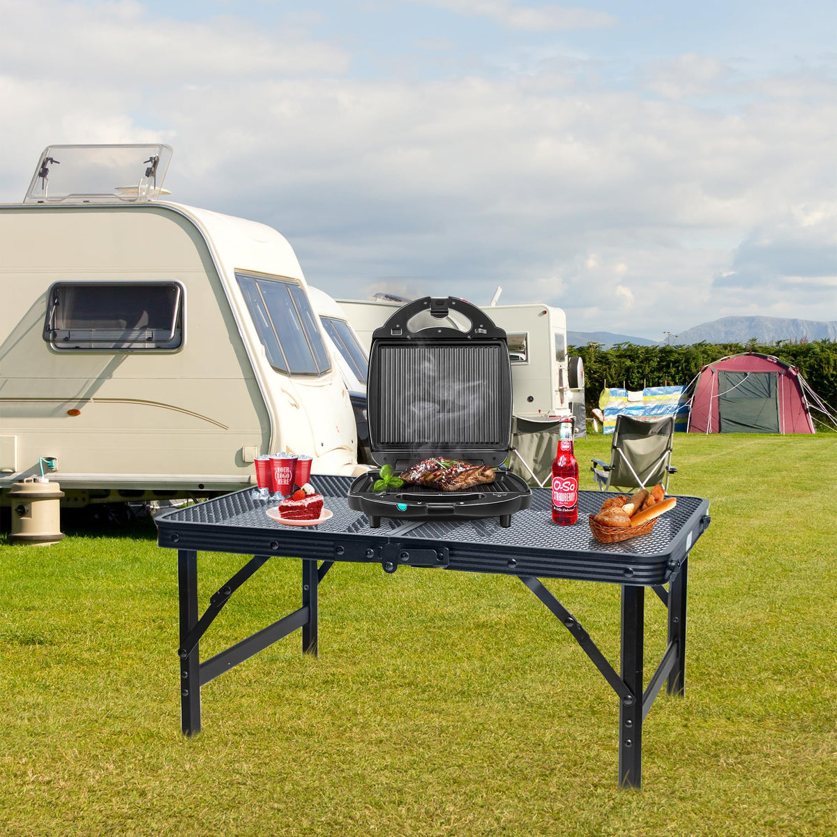HPC Decor stable outdoor table with durable legs for reliable support