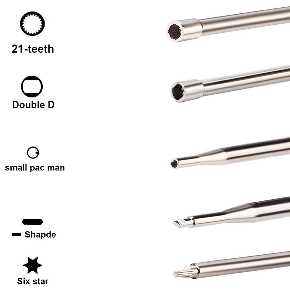 HPENP 7-teeth splined bits set for common 2-cycle carburetors