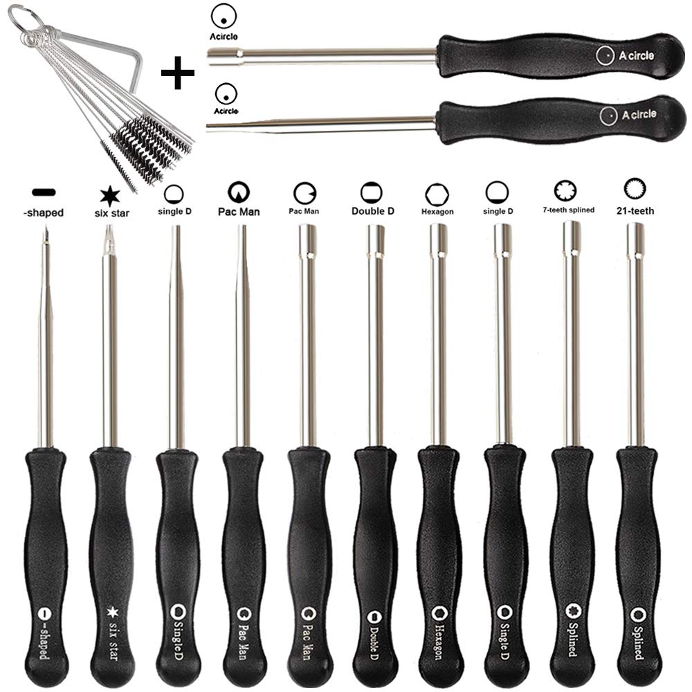 HPENP pack12 carburetor tools laid out for easy selection during tuning