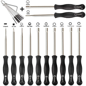 HPENP pack12 carburetor tools laid out for easy selection during tuning