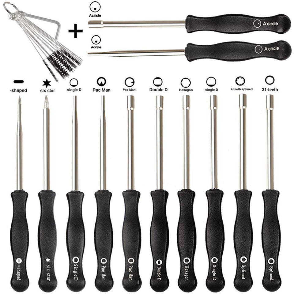 HPENP pack12 carburetor tools laid out for easy selection during tuning