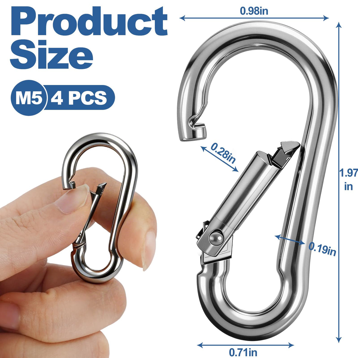 HPGOED compact clip ideal for travel and daily carry.