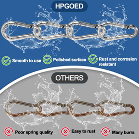 HPGOED durable stainless flag clip resists rust in all weather.