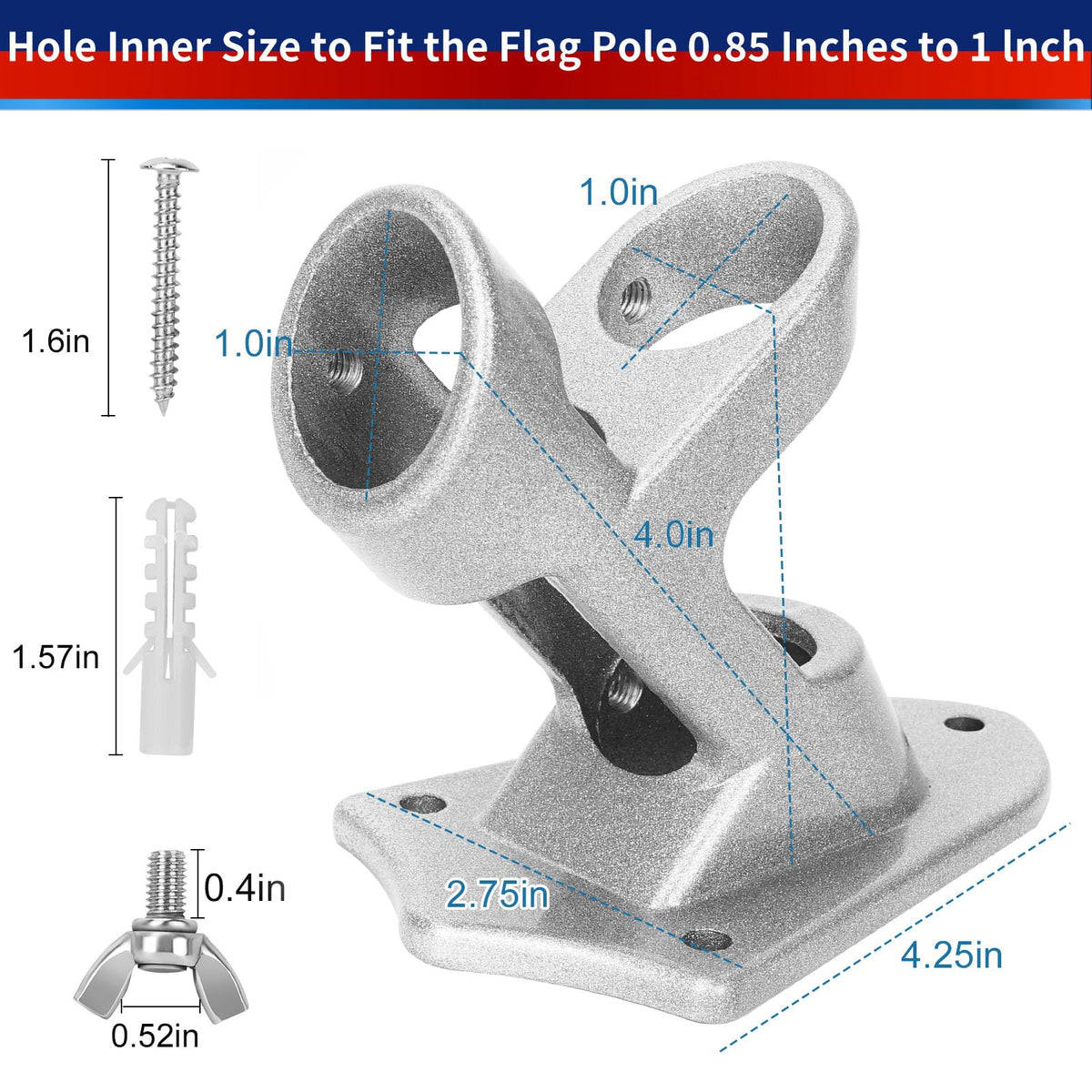 HPGOED stainless steel fasteners ensure secure, durable mounting