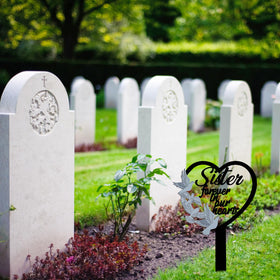 HPMAISON multi-functional outdoor memorial marker for cemetery, garden, or yard.