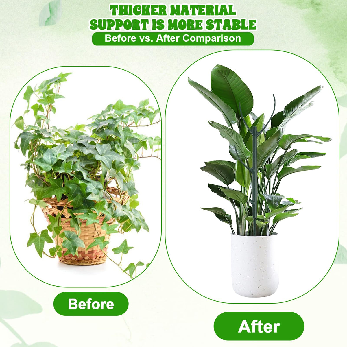 HPMJZ outdoor plant stake stabilizes climbing plants in garden settings.