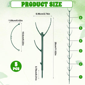 HPMJZ Monstera stake with detachable buckle demonstrates easy height adjustment for growing plants.
