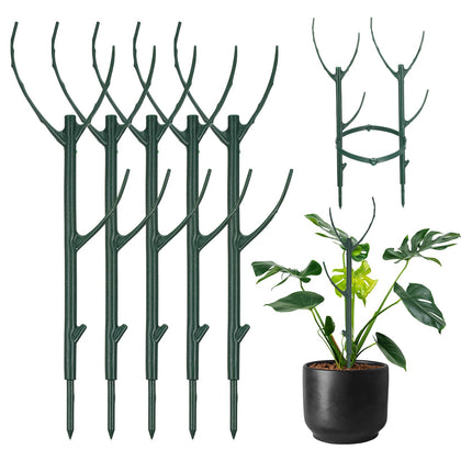 HPMJZ Monstera stackable stake close-up showing durable ABS construction for long-lasting support.