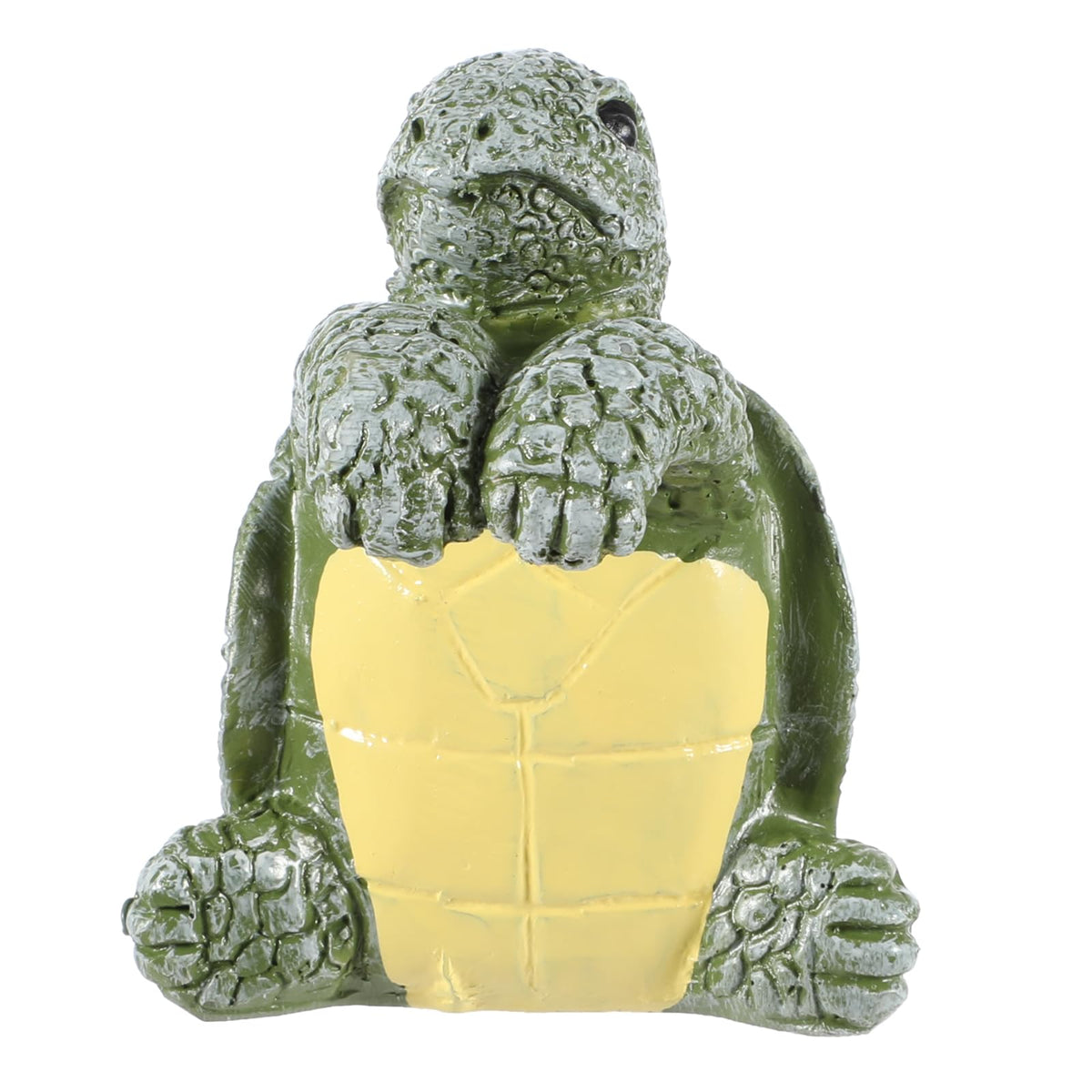 Hpmjz resin turtle statue as a durable pot hanger for gardens
