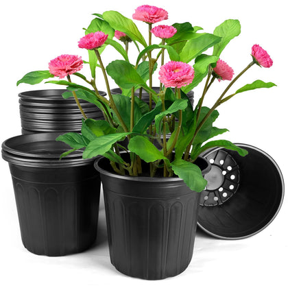 HQAUT 3-gallon pot opening shows a wide 10.6-inch mouth for easy transplanting
