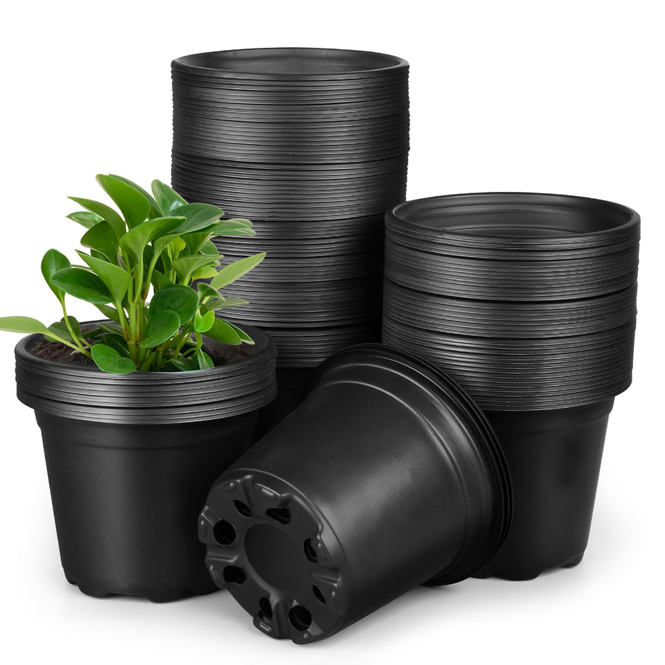 HQAUT 6-inch nursery pot ideal for seedling starters and propagation.
