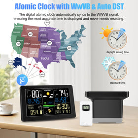 HQcontL moon phase display offers seasonal cues for planning activities.