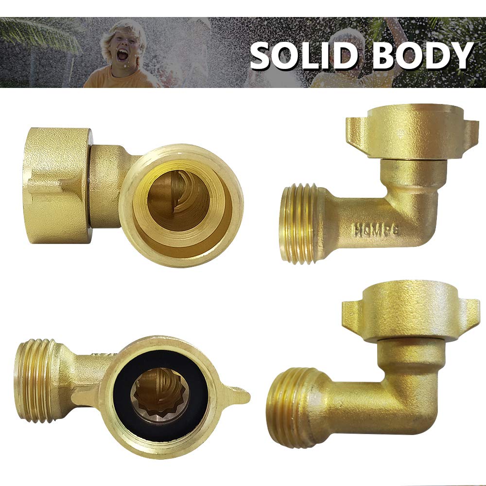 HQMPC brass adapter detail highlights finish and easy-to-seal performance.