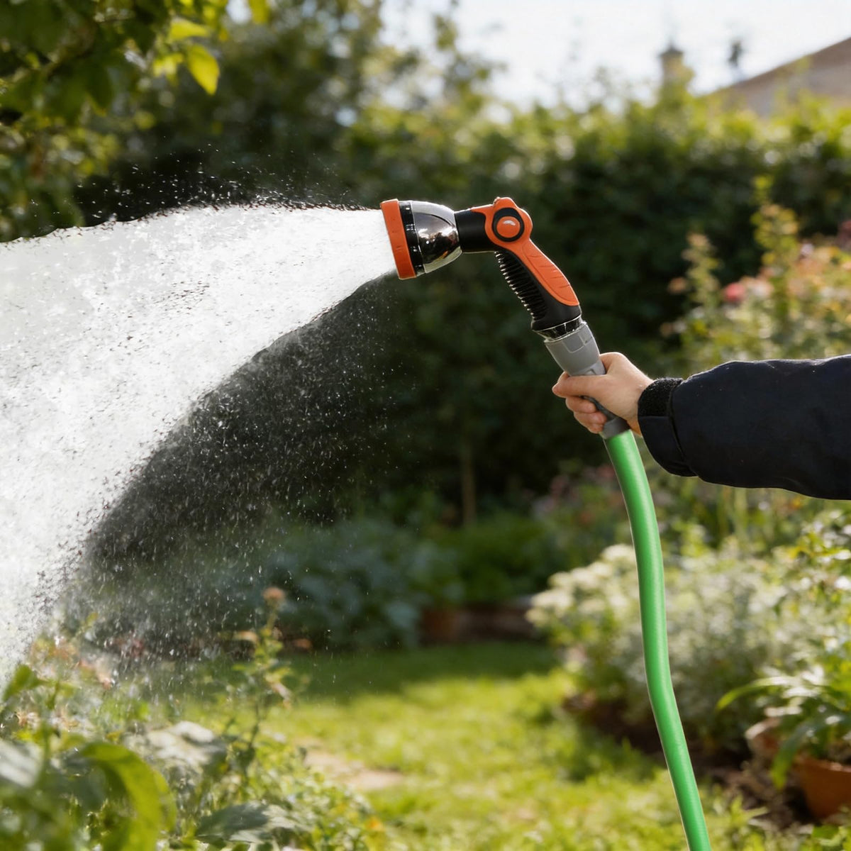 HQMPC easy-storage design supports efficient hanging after watering sessions.
