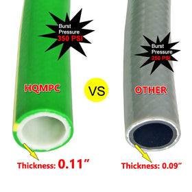 HQMPC weather-flex hose withstands extreme temperatures for year-round use