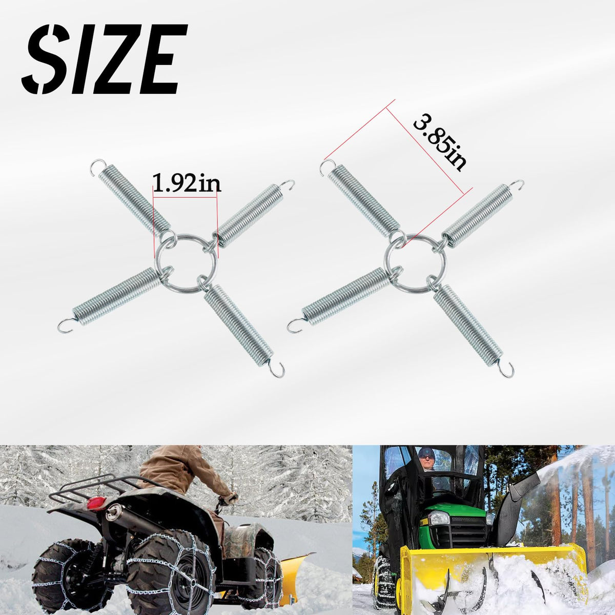 HQPARRTS tensioner close-up metal spring showing rugged weather-resistant construction