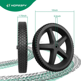 HQPASFY 308451053 wheel, half-inch hub design, promotes easy mounting and stable operation.