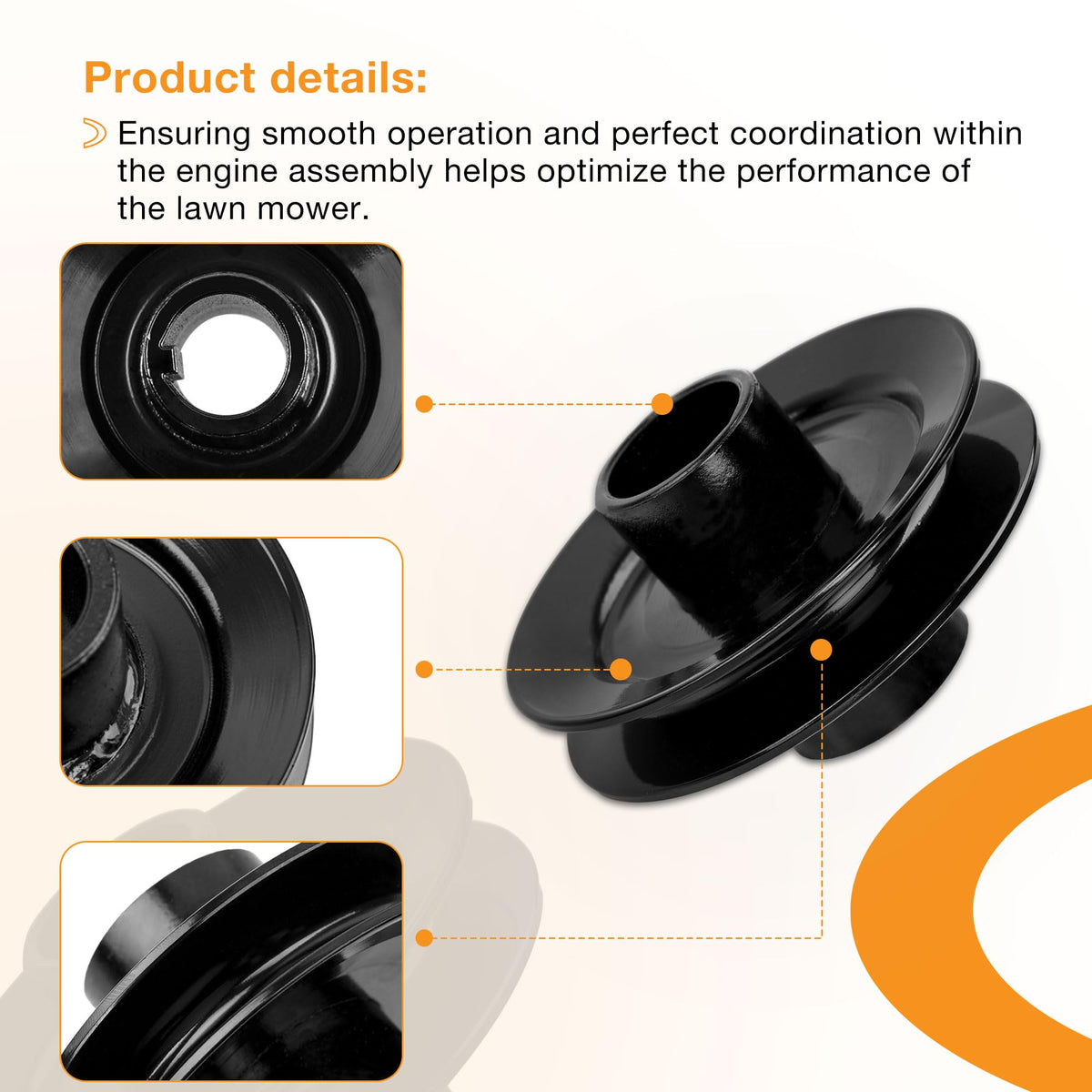 HQPASFY 756-0978 pulley in use for Cub Cadet belt drive systems