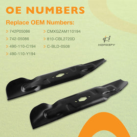 HQPASFY anti-corrosion coated blade protects against moisture and debris.
