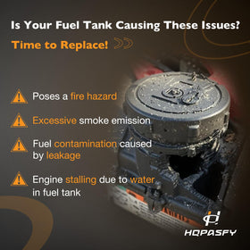 HQPASFY gas tank replacement for B&S 590949 compatibility.