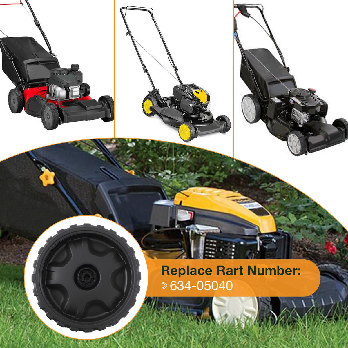 HQPASFY compatibility overview—fits Cub Cadet, Craftsman, MTD models.