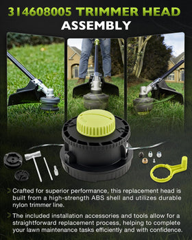 HQPASFY compatibility with RY15526, RY15527, and RY15529 keeps straight-shaft trimmers running smoothly.