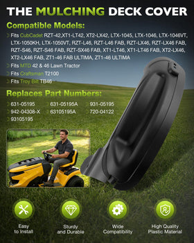 HQPASFY deck cover 631-05195 provides proper fit and protection.