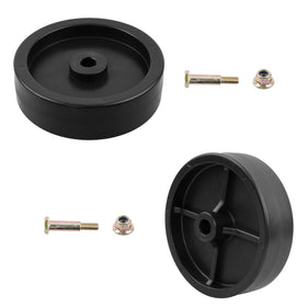 HQPASFY 734-0973 deck wheel front angle improves mower maneuverability.