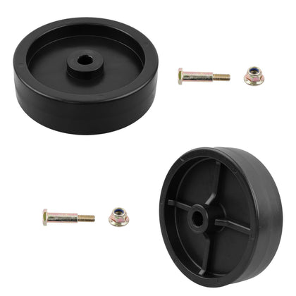 HQPASFY 734-0973 deck wheel front angle improves mower maneuverability.
