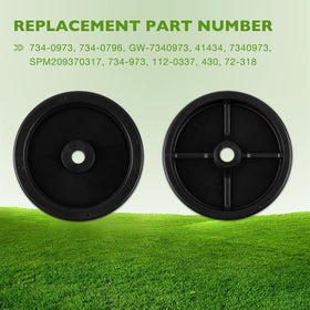 HQPASFY 734-0973 deck wheel pack contents for quick install.