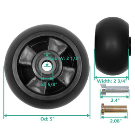 HQPASFY durable-parts close-up shows reinforced wheel assembly.