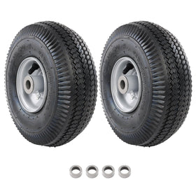 HQPASFY front wheel and tire assembly for smooth mowing performance