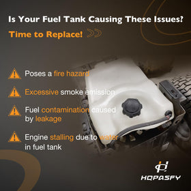 HQPASFY fuel tank cap fits Scotts tractors to prevent leaks and fuel contamination.