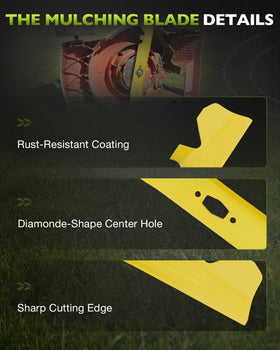 HQPASFY lawn mower setup shows easy CubCadet compatibility with the kit.