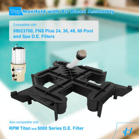 HQPASFY manifold ready for quick pool or spa maintenance
