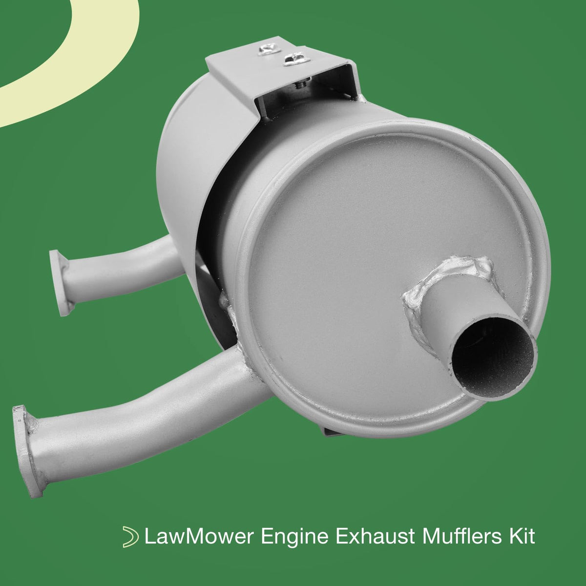 HQPASFY muffler with heat-resistant iron coating to prevent rust.